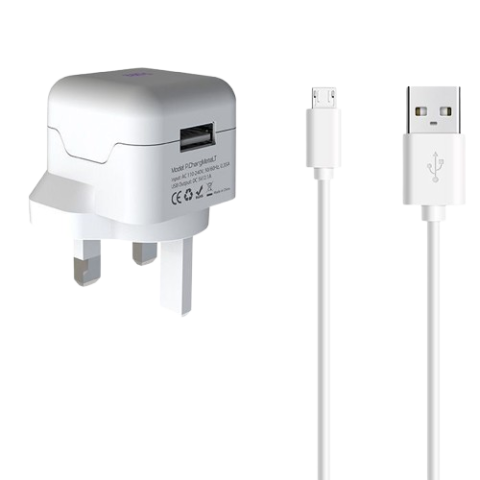 Pukka P.ChargMate M Premium 2.1A Home Charger With Micro-USB Charge And Sync Cable - Black